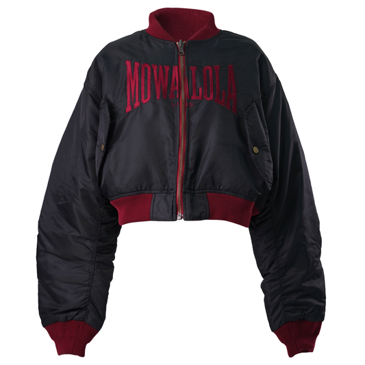 TYSON BOMBER JACKET / BLACK/RED