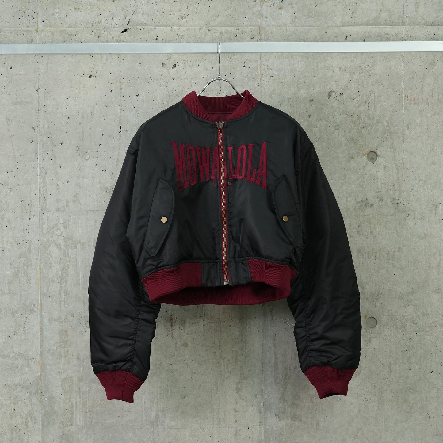 TYSON BOMBER JACKET / BLACK/RED