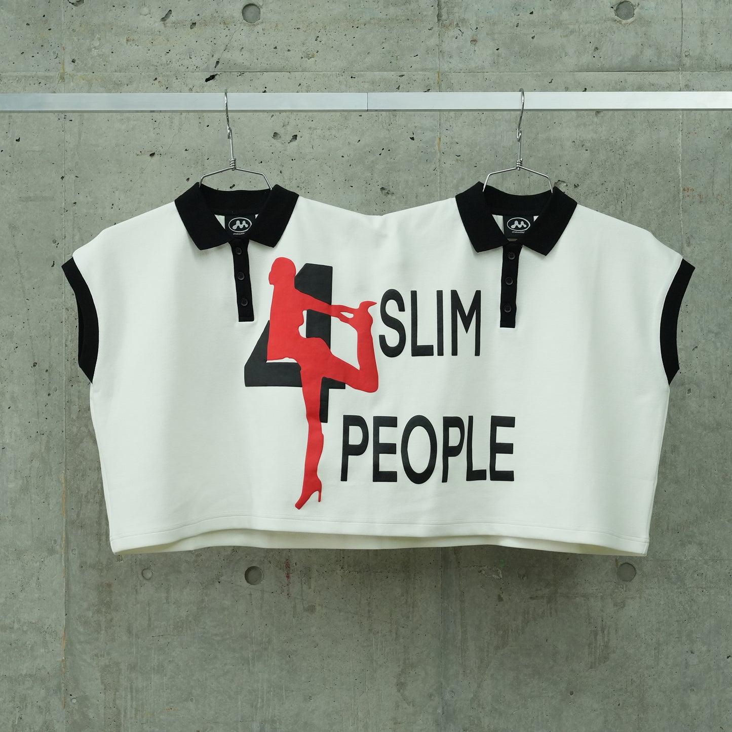 4 SLIM PEOPLE POLO / WHITE