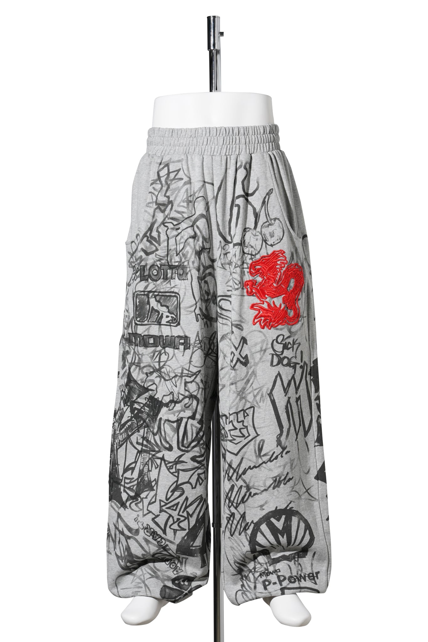 GRAFITTITRACK PANTS / GREY