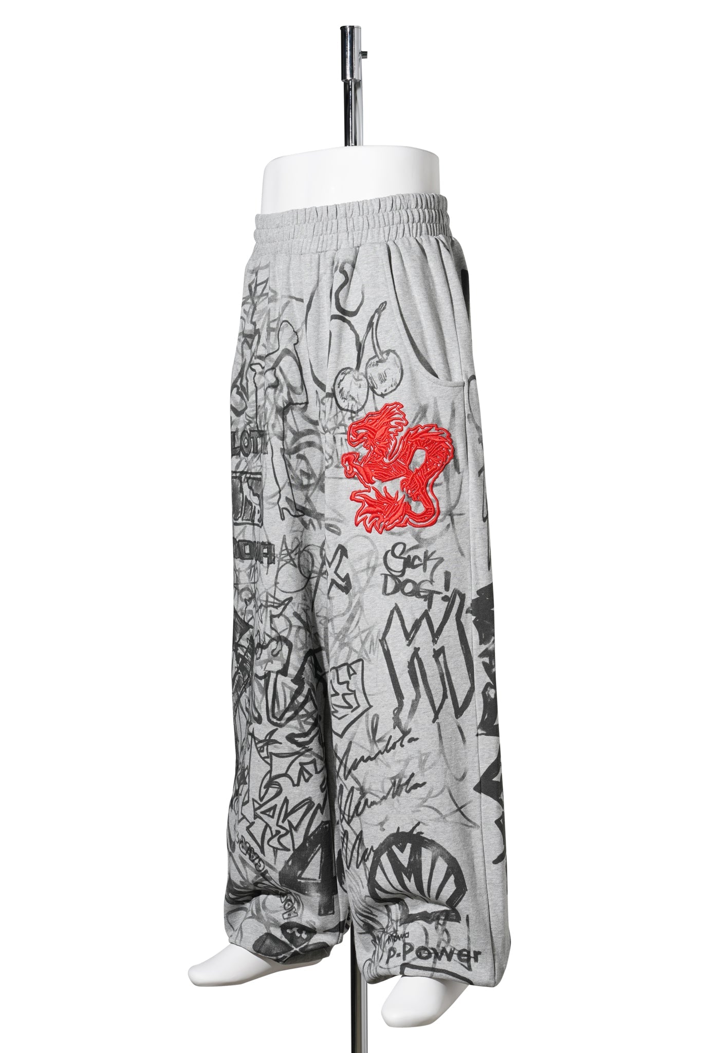 GRAFITTITRACK PANTS / GREY