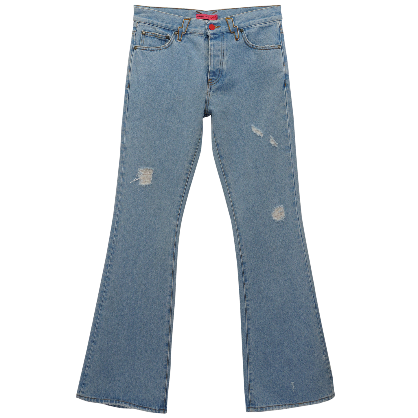 FLARED LEG DENIM PANTS / SUPERLIGHT WASH