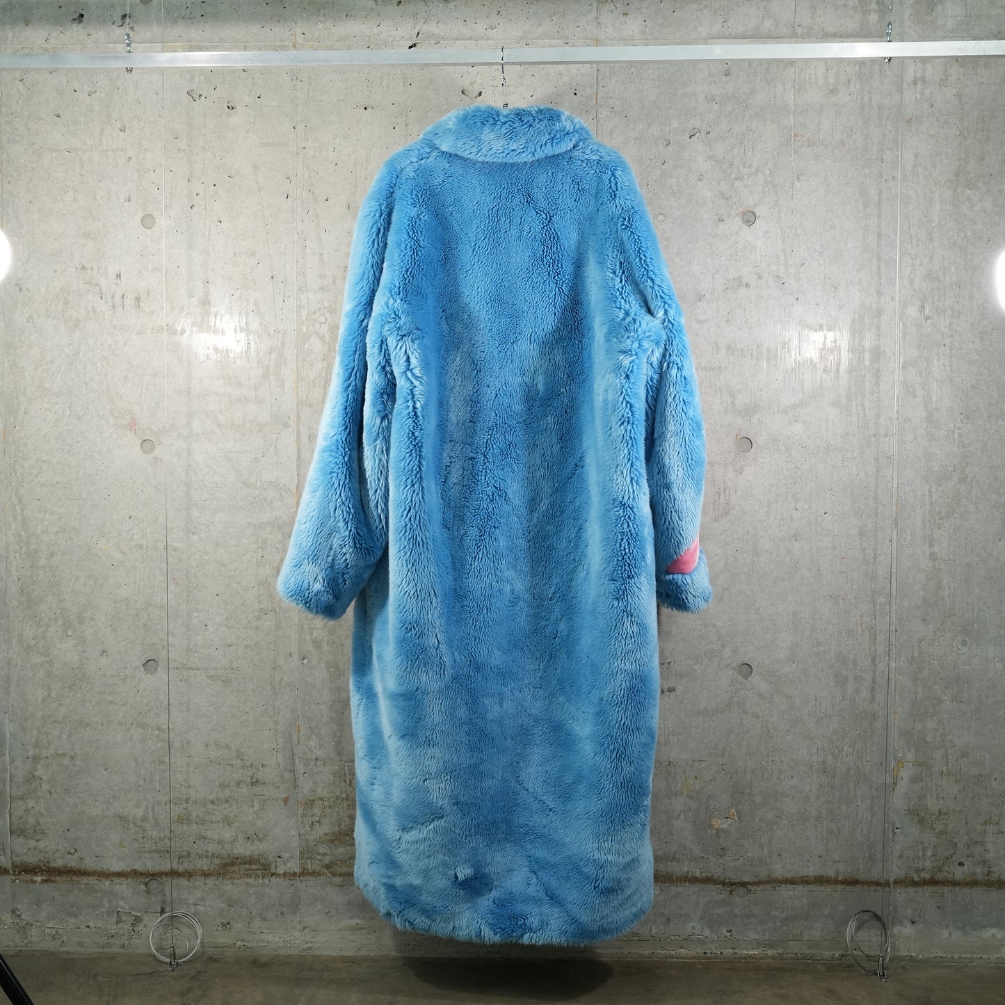 WARHOL FAUX FUR PEACOT / BLUE