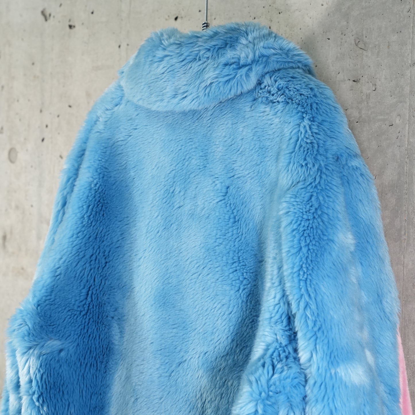 WARHOL FAUX FUR PEACOT / BLUE