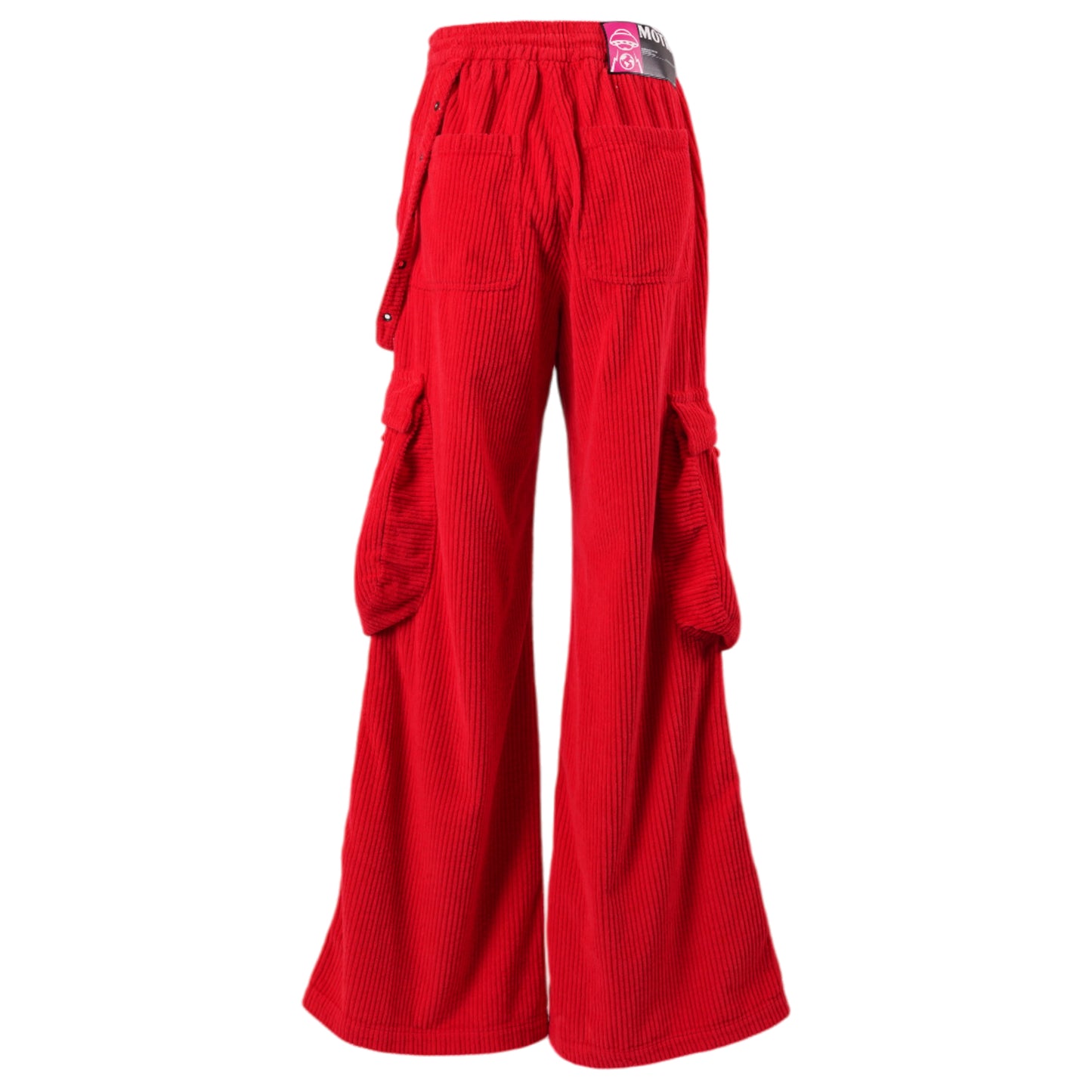 CORD CARGO PANT / RED