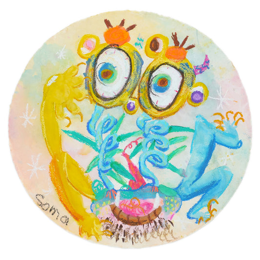 MOSTER ON WASHI PAPER - 2
