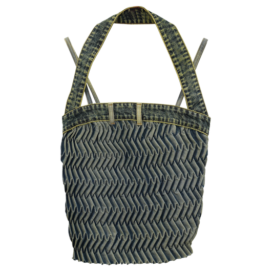 TYRE PLEATED TUBE TOP / FERN