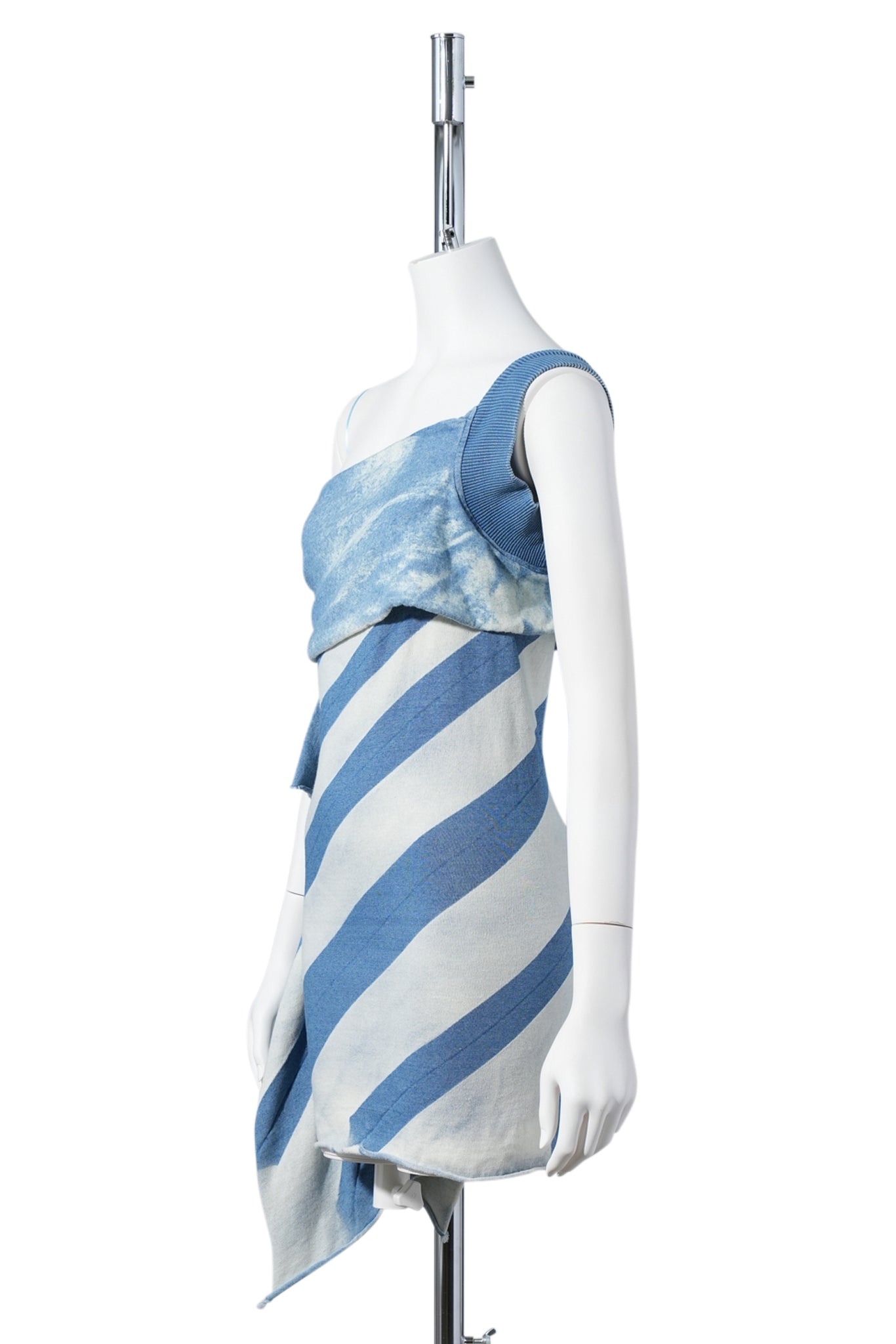 BACKLESS T-SHIRT / FROSTBITE BLUE