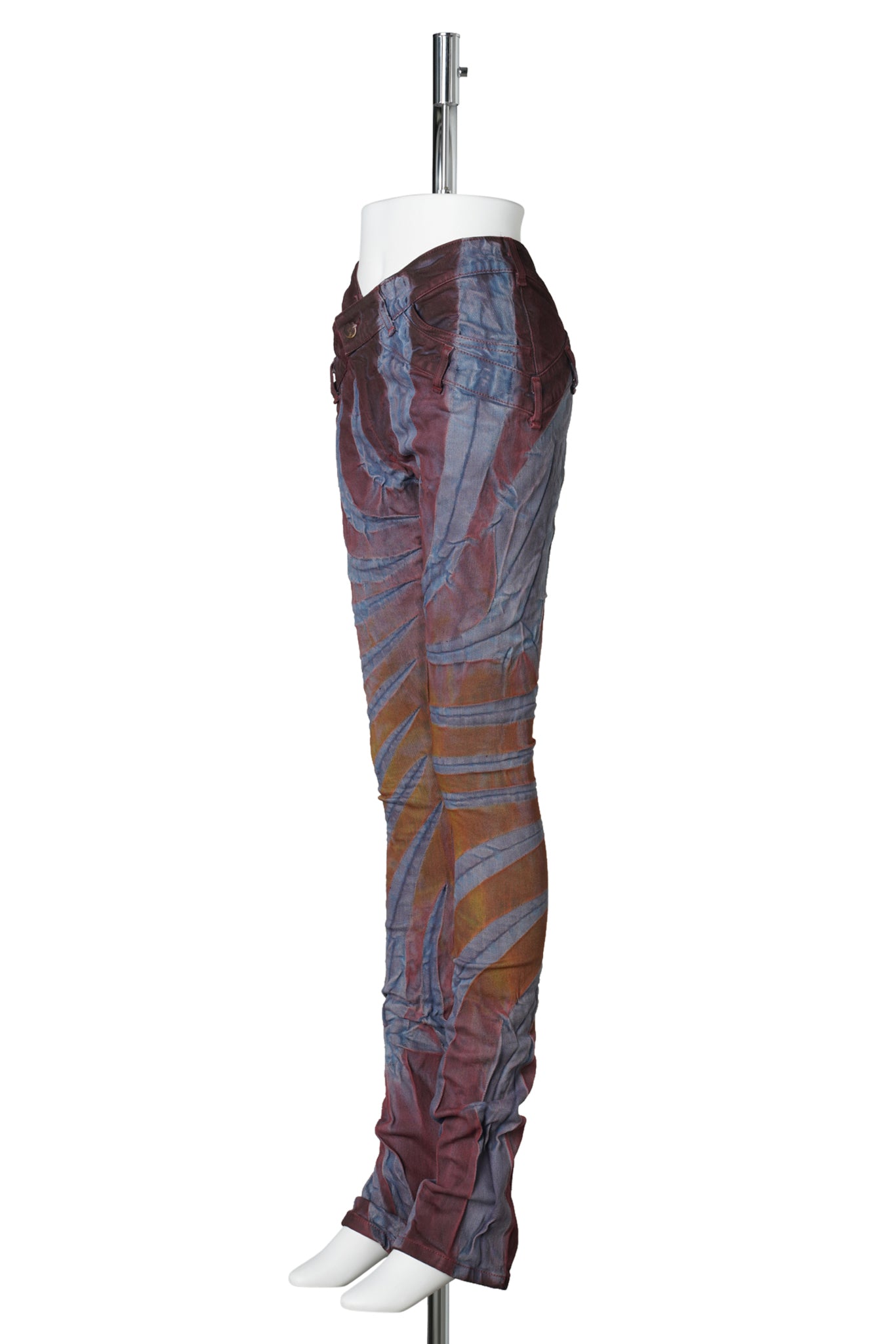 V CUT SKINNY JEANS / SUNSET