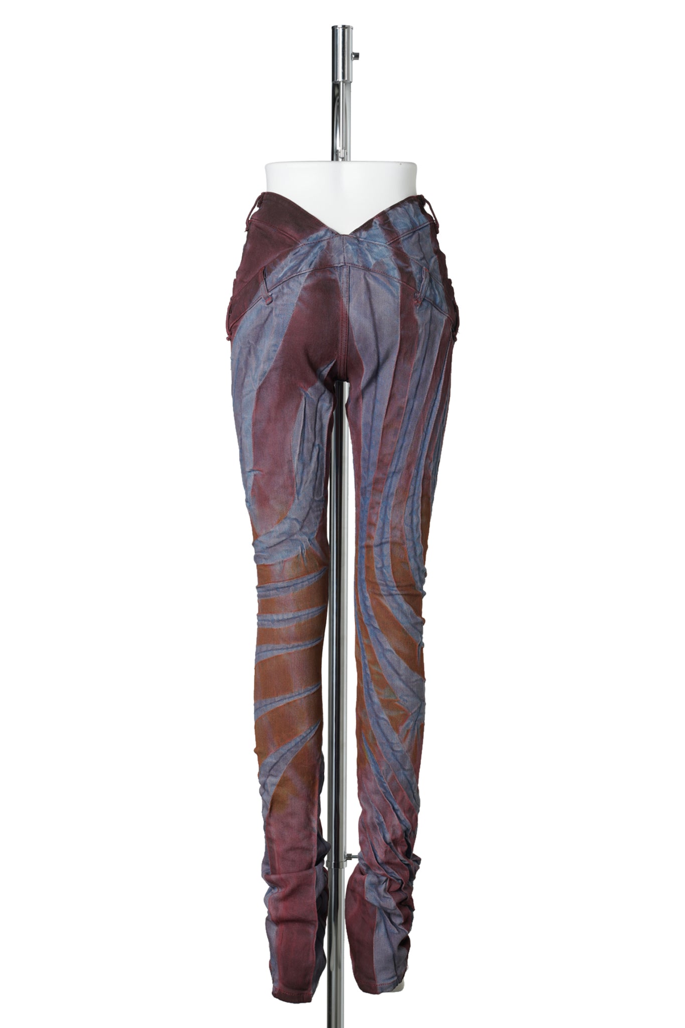 V CUT SKINNY JEANS / SUNSET