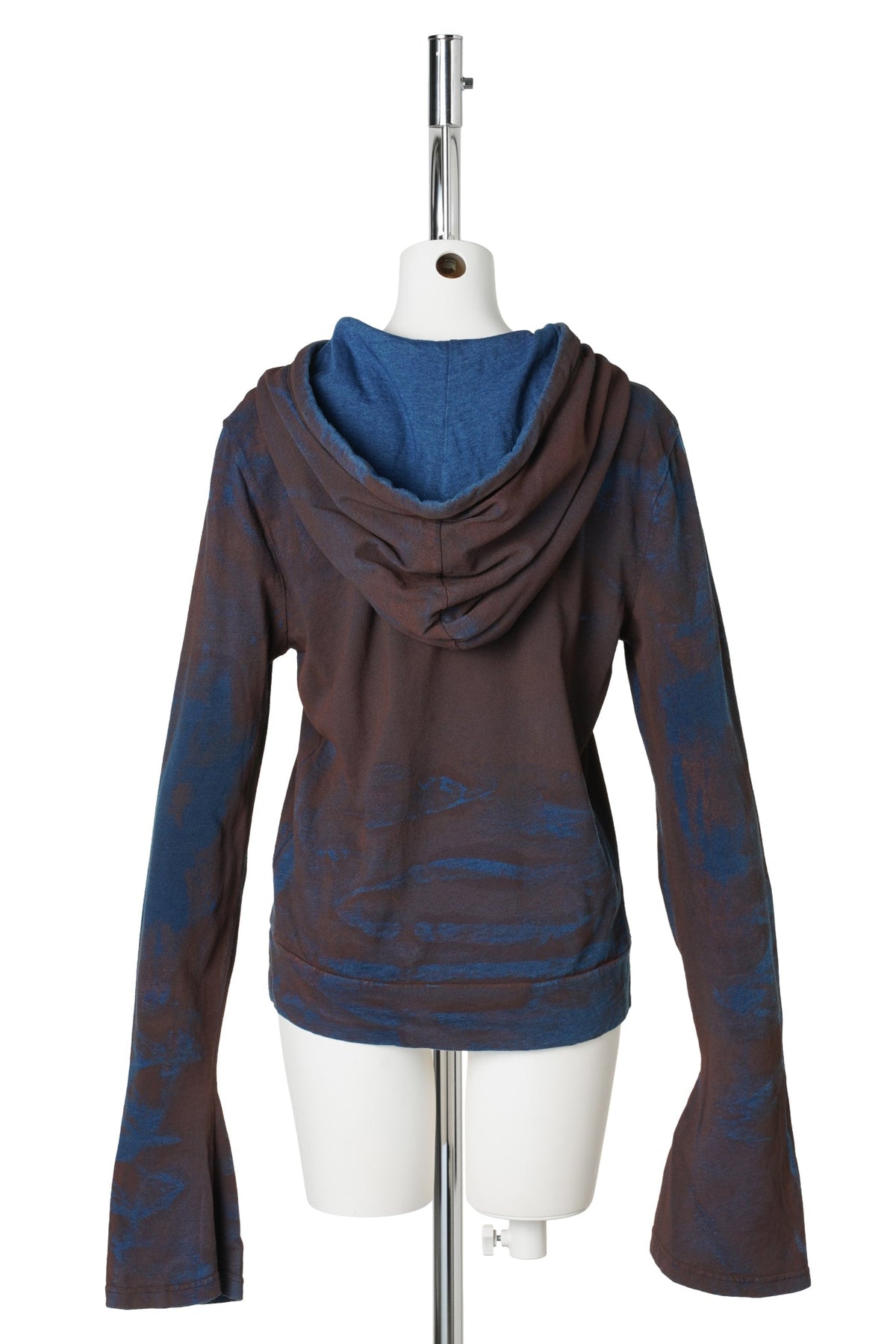 FLARE SLEEVE HOODIE / OXIDE INDIGO