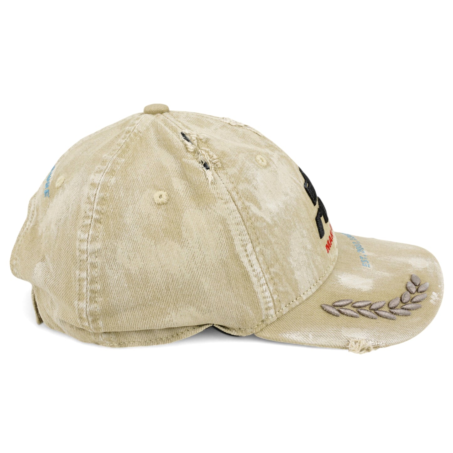 ROLLED BACK CAP / BEIGE