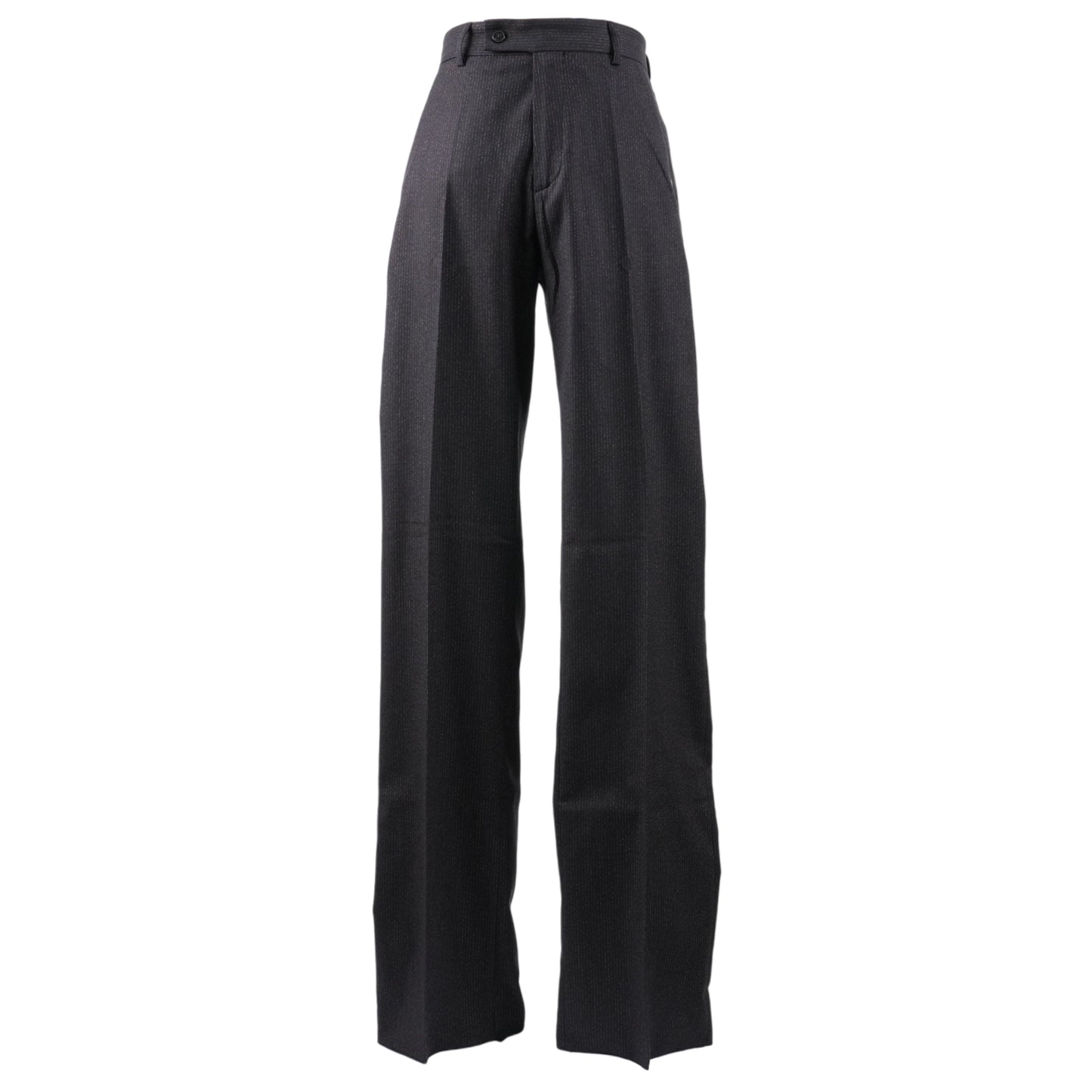 TAILORED RELAXED FIT TROUSER / BLACK AND RED
