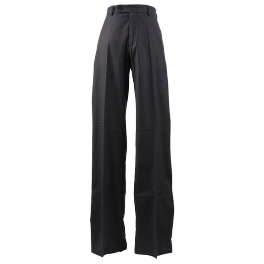 TAILORED RELAXED FIT TROUSER / BLACK AND RED