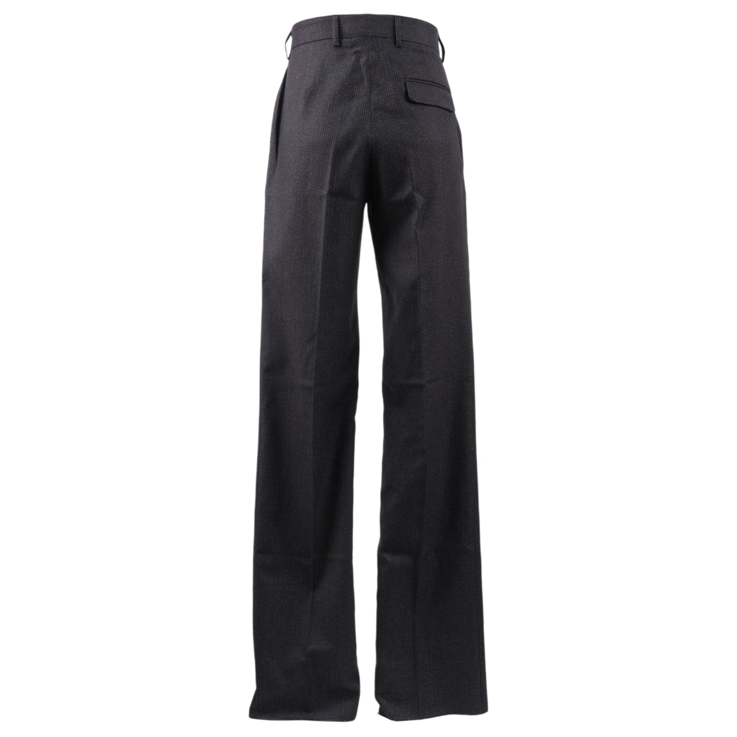 TAILORED RELAXED FIT TROUSER / BLACK AND RED