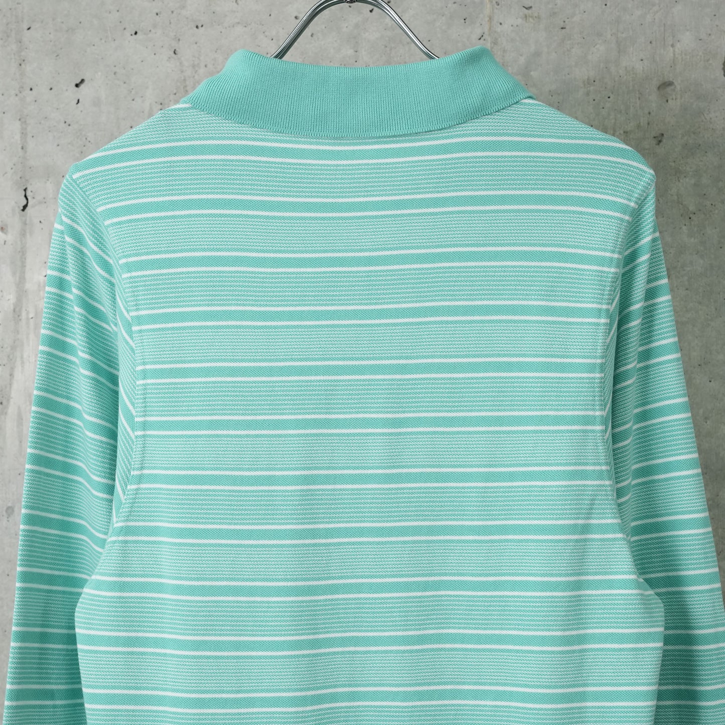 SHRUNKEN POLO / GREEN-WHITE