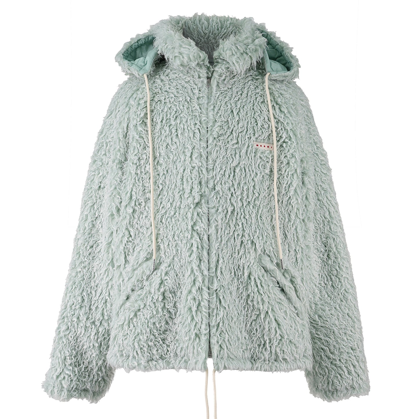 LONG PILE SHAGGY FAUX FUR GIUBBOTTO UOMO / 00V19:LINDEN