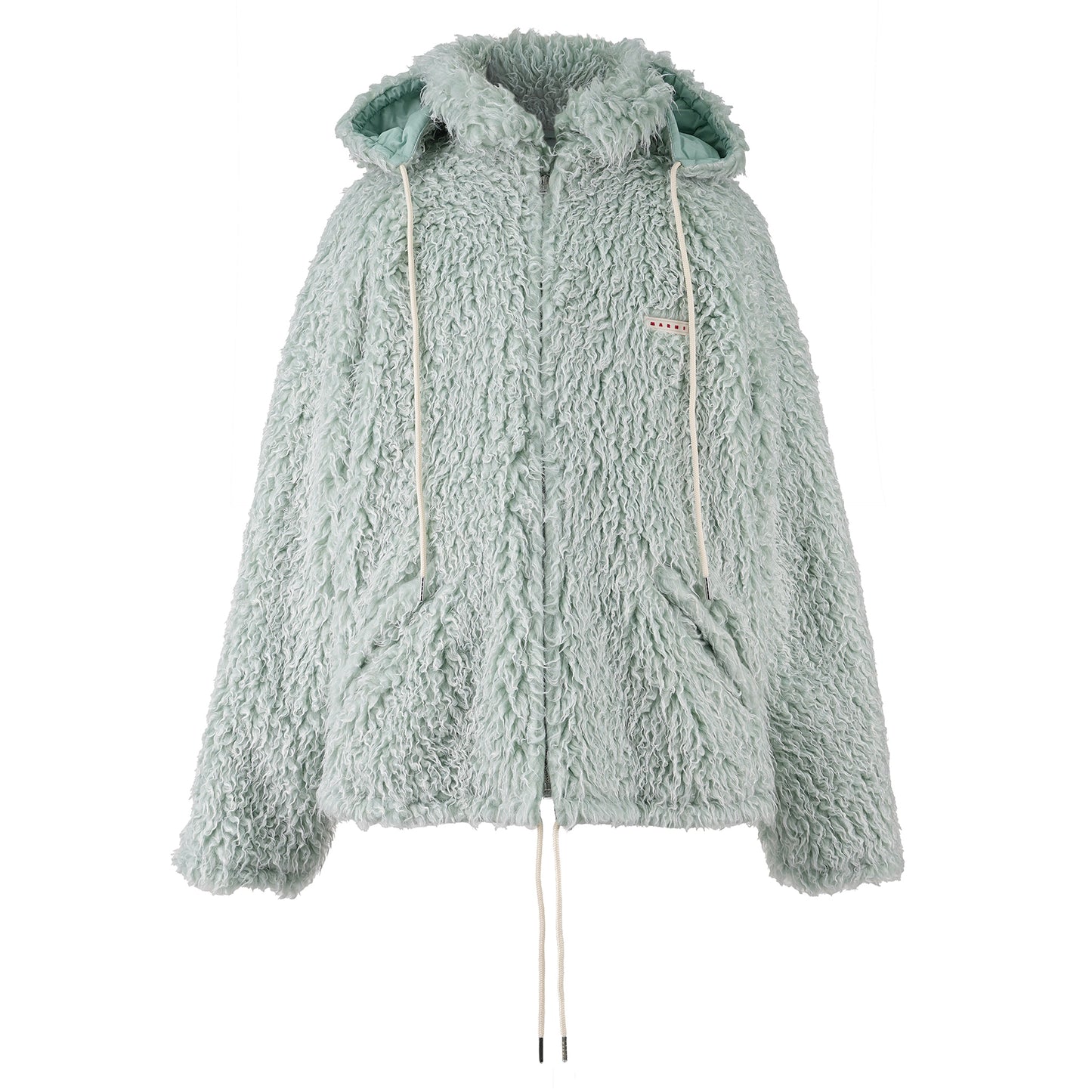 LONG PILE SHAGGY FAUX FUR GIUBBOTTO UOMO / 00V19:LINDEN