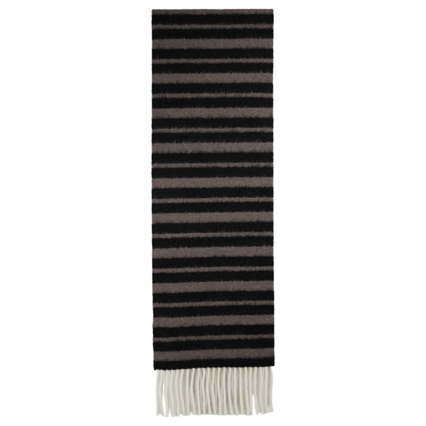 STRIPED ALPACA WOOL SCIARPA DONNA / STN99:BLACK