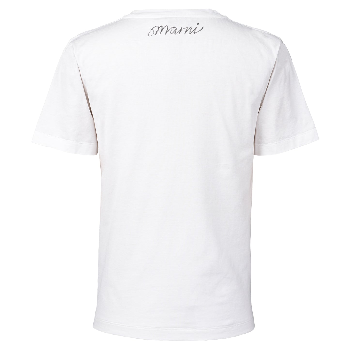 MARNI REPEAT ORGANIC JERSEY T-SHIRT / M1W01:LILY WHITE