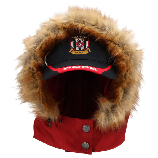 PARKA CAP HOOD / RED BURGUNDY