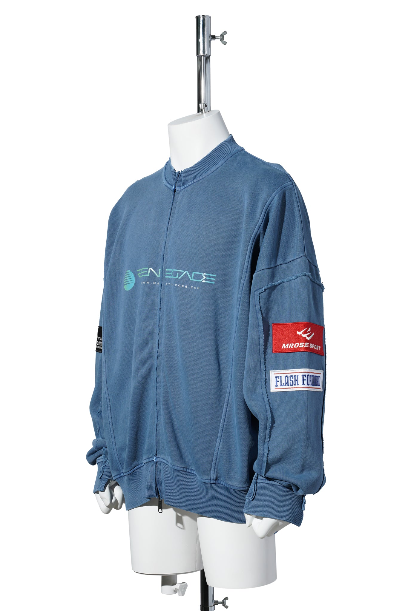 ZIP UP CREW / BLUE AGEAN