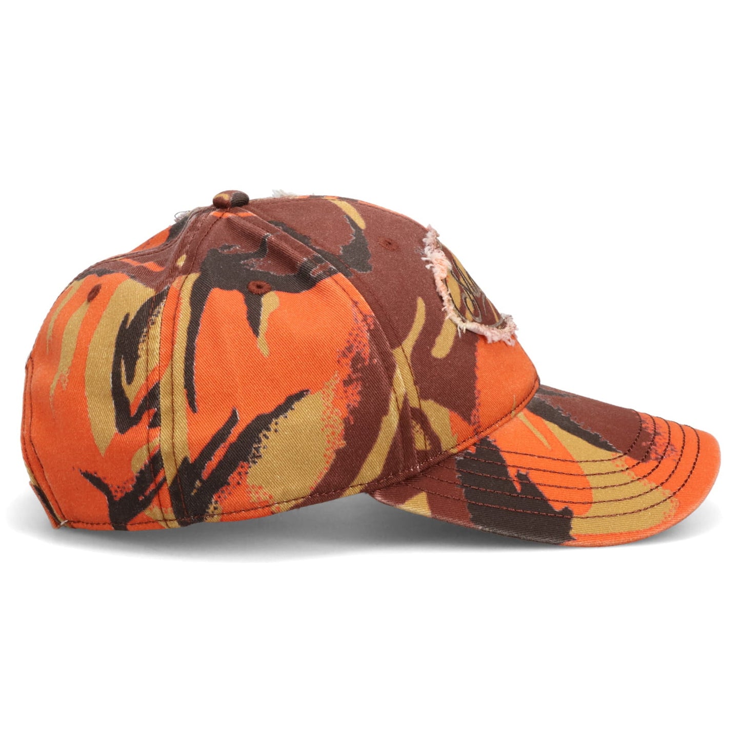 COLLAGE CAP / ORANGE CAMO GREY