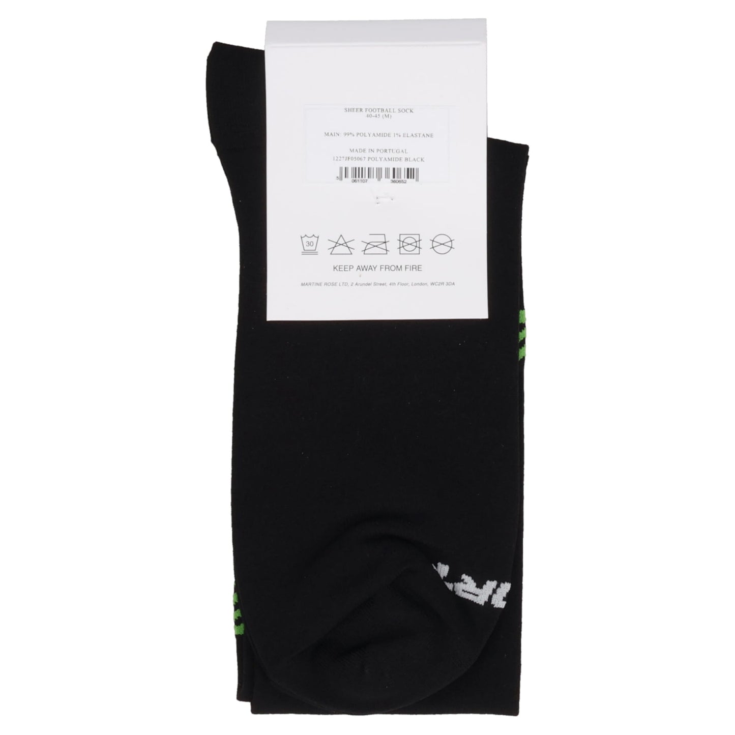 SHEER FOOTBALL SOCK / BLACK