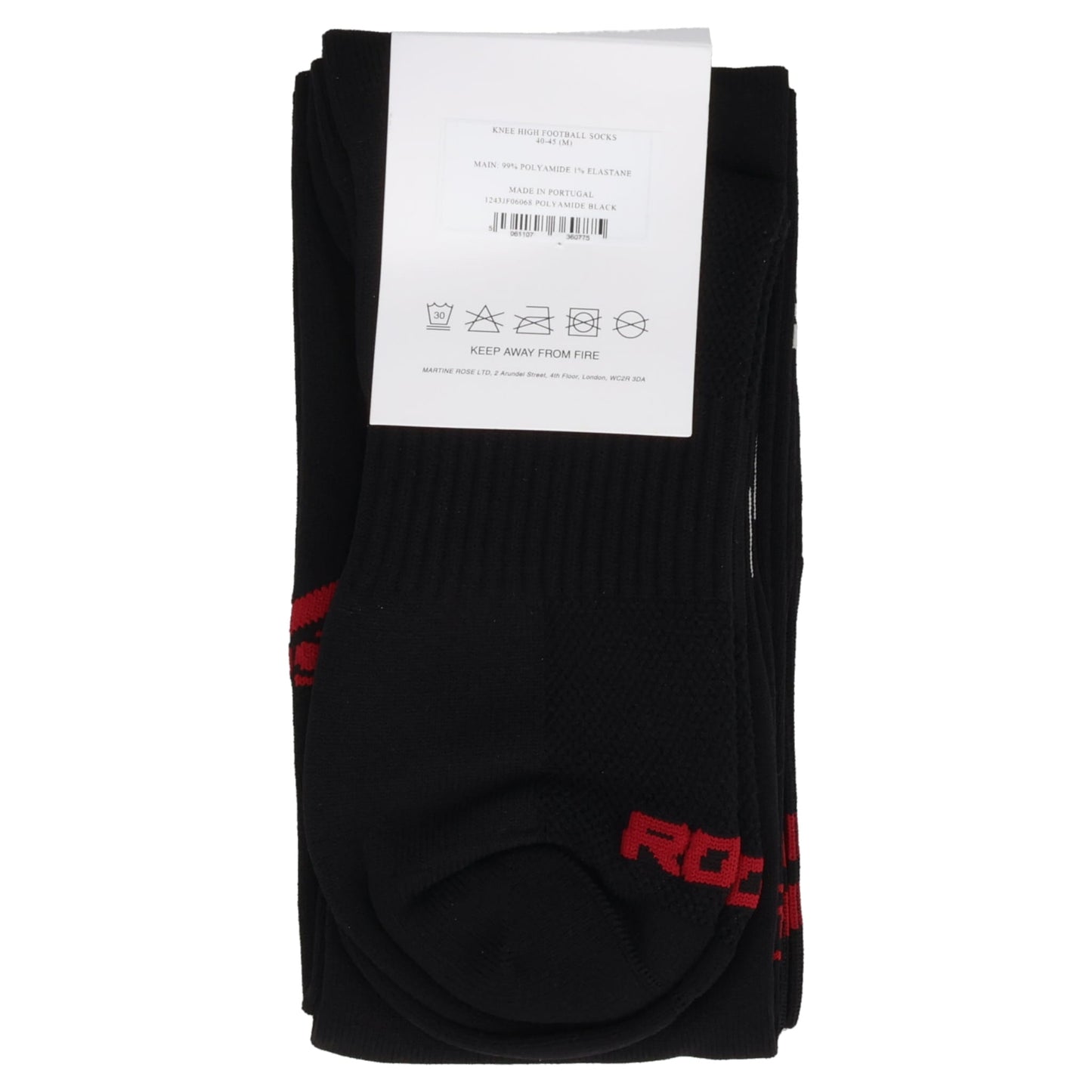KNEE HIGH FOOTBALL SOCKS / BLACK