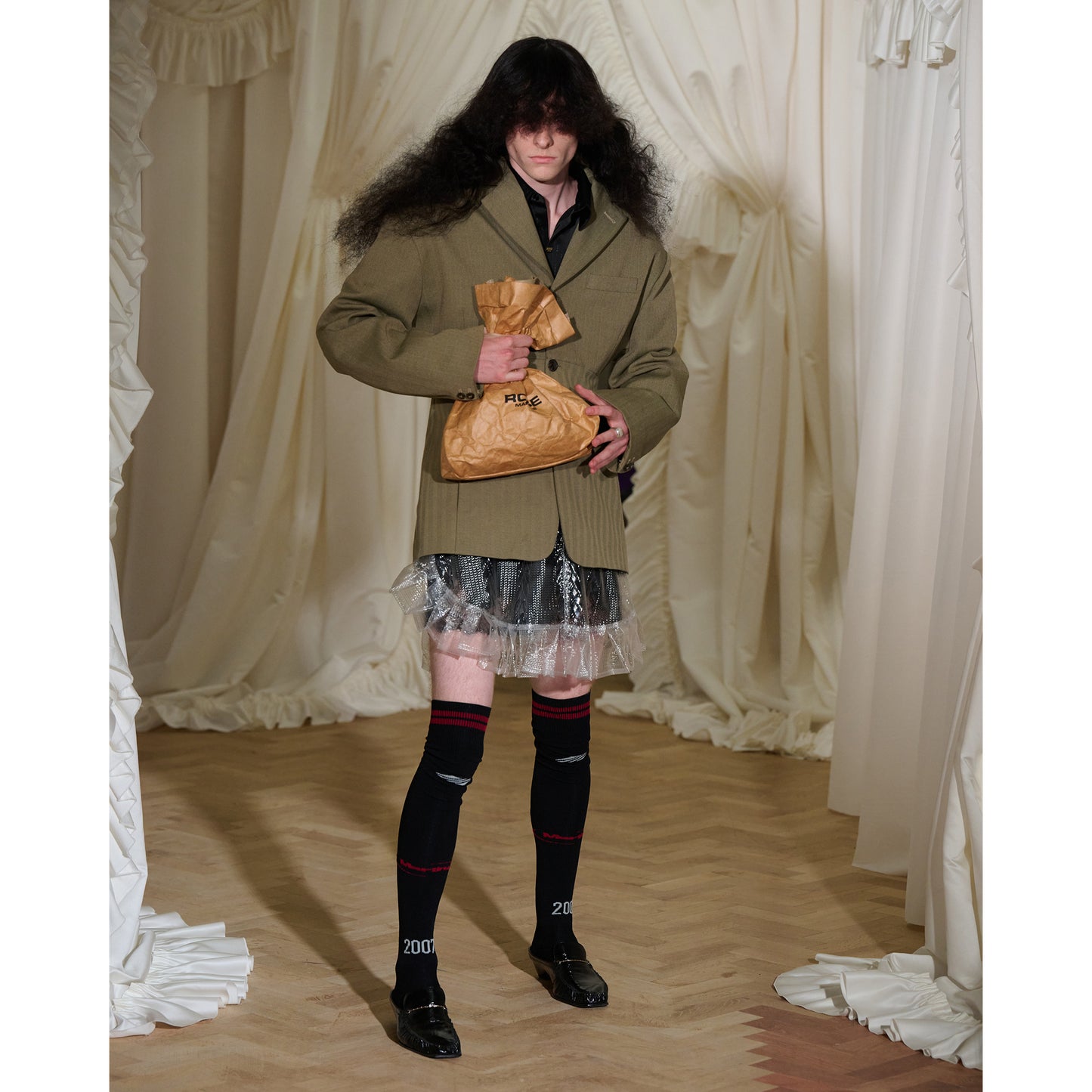 KNEE HIGH FOOTBALL SOCKS / BLACK