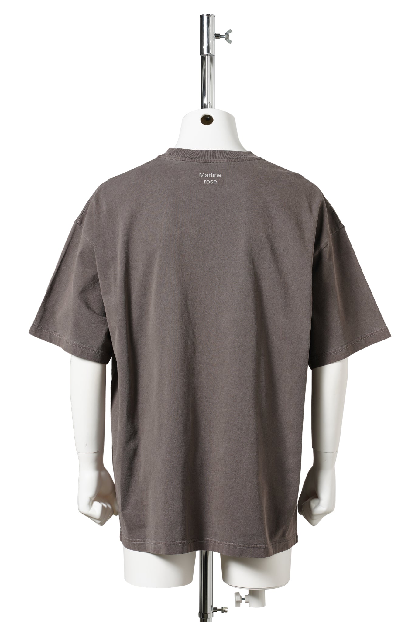 S/S OVERSIZED T-SHIRT / BROWN WASHED