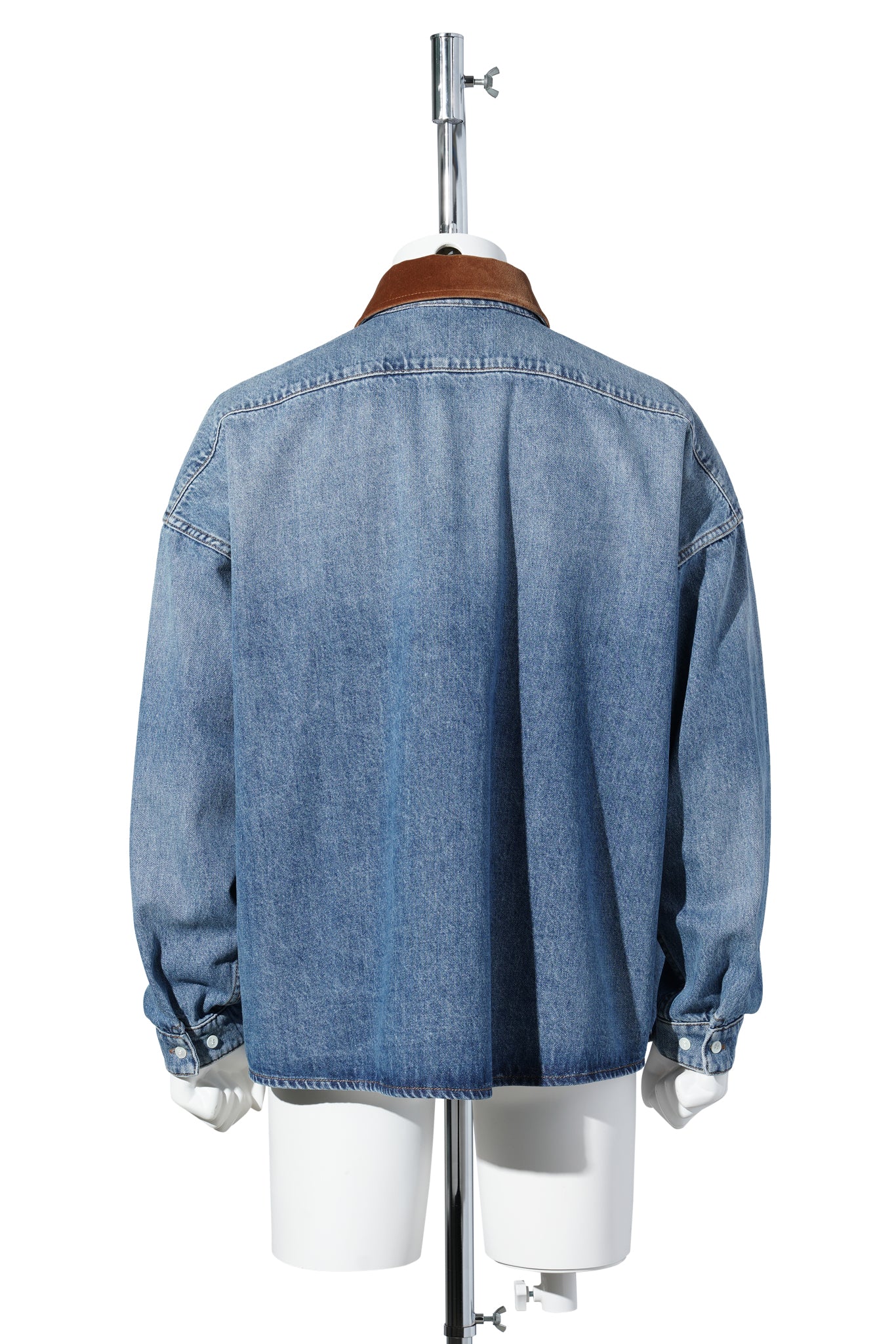 WASHED BULL DENIM / 00B96:DEEP BLUE