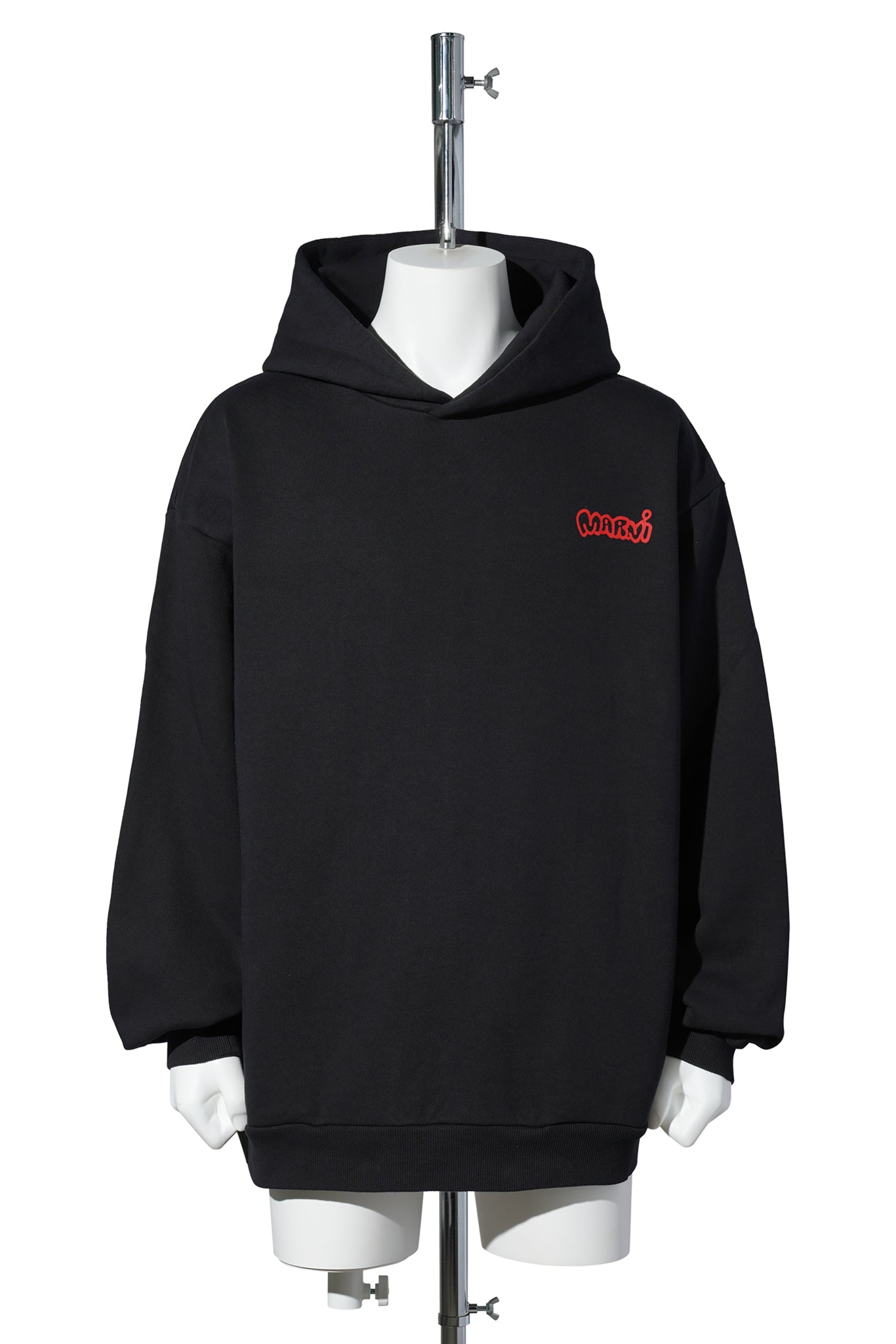 HOODIE PIGGY PRINT / PRN99:BLACK