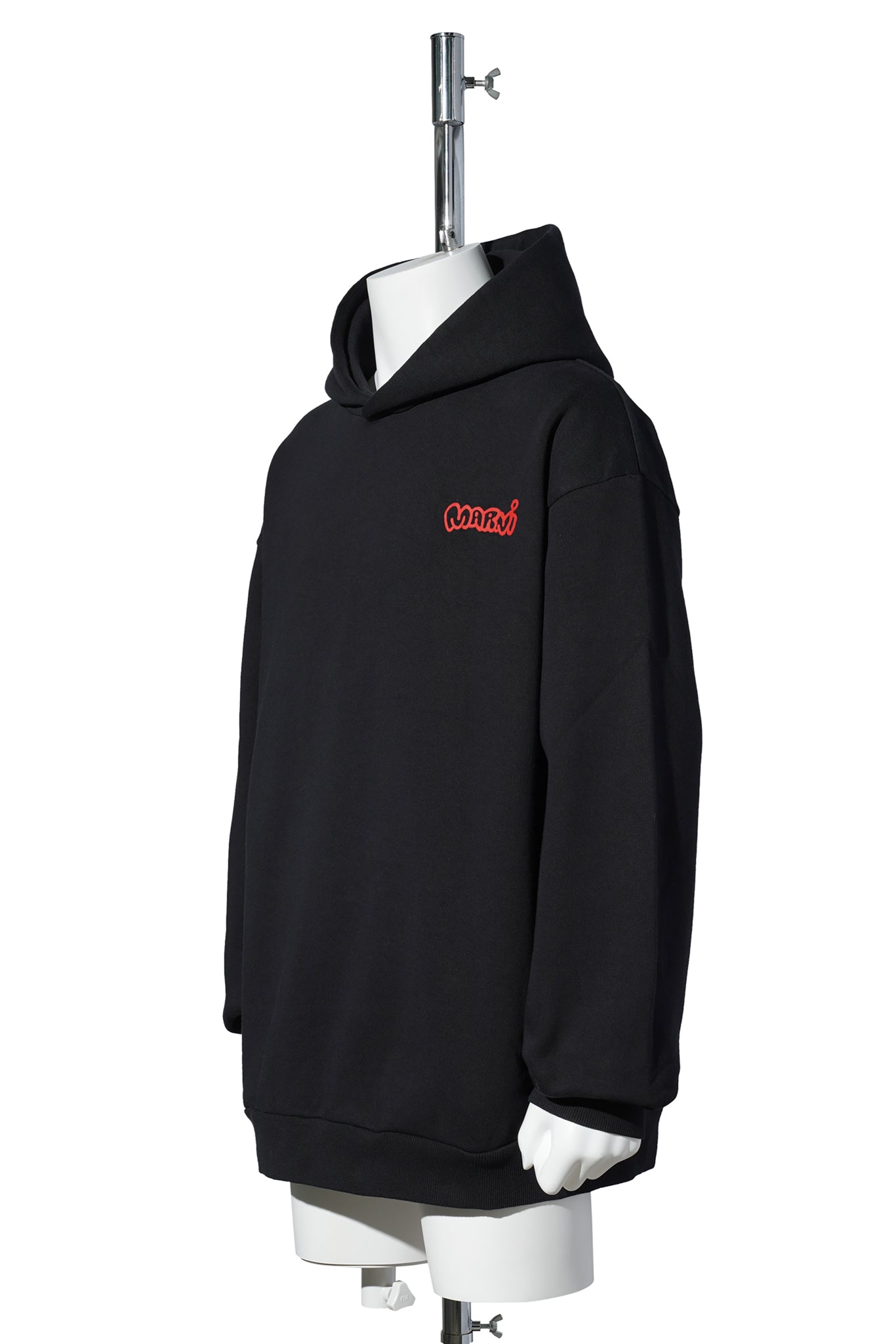 HOODIE PIGGY PRINT / PRN99:BLACK