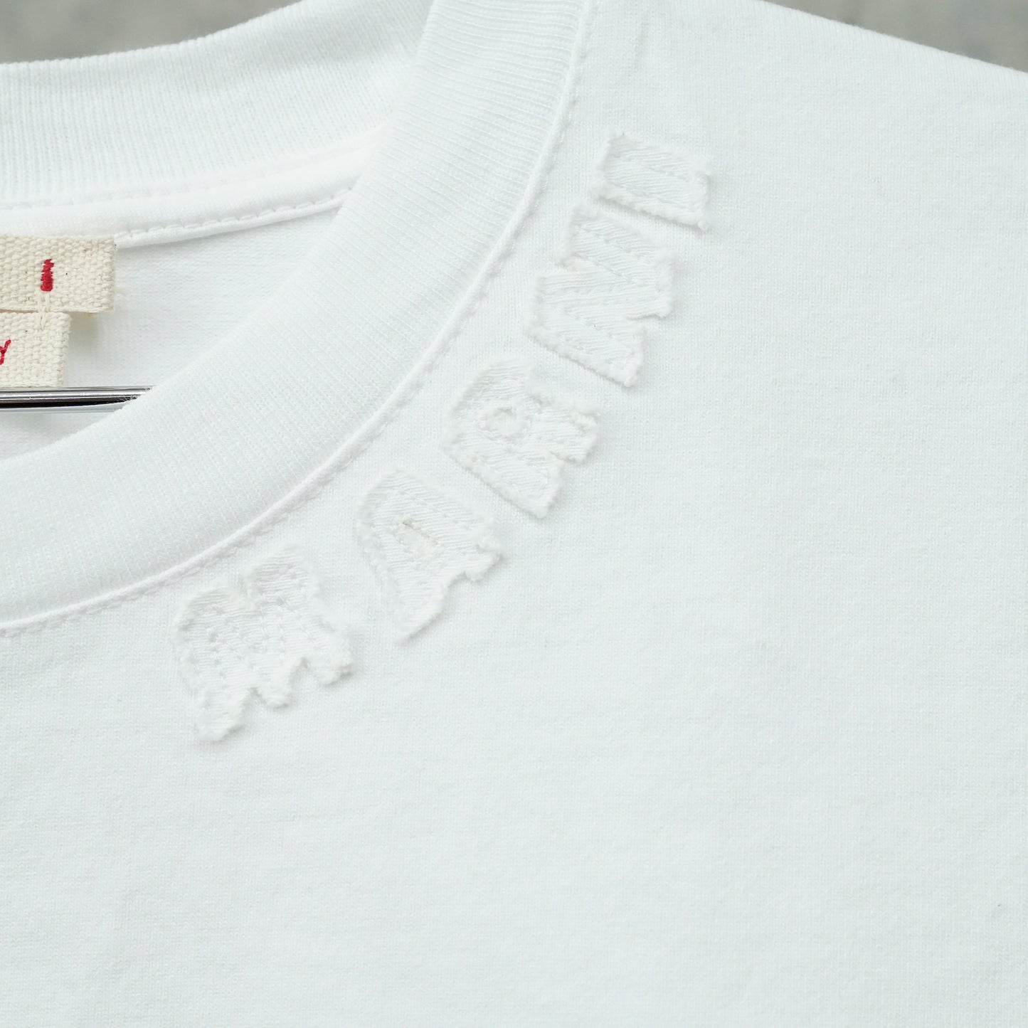 ORGANIC COTTON OVERSIZED T-SHIRT WITH MARNI PATCHES / 00W01