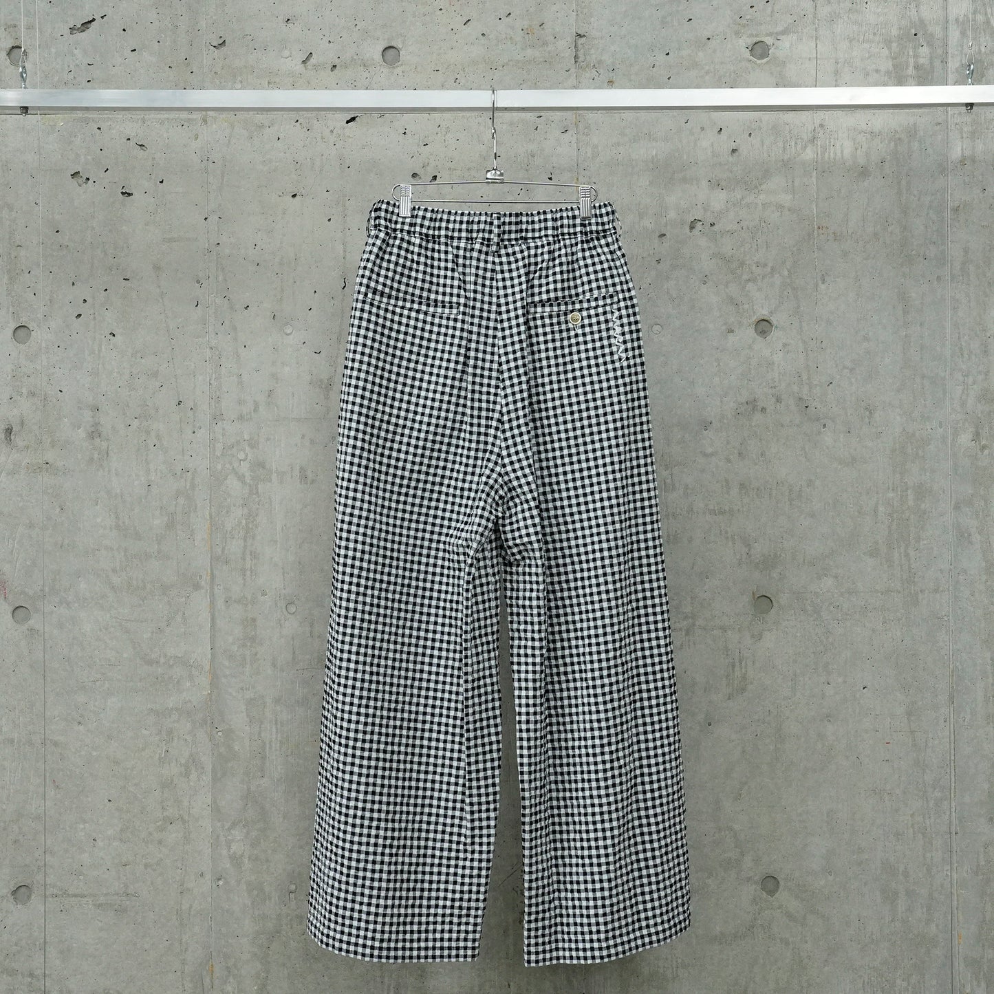 GINGHAM SEERSUCKER PANTS / CHN99