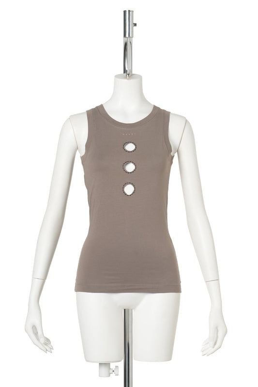 COTTON JERSEY / 00M47:TAUPE GREY
