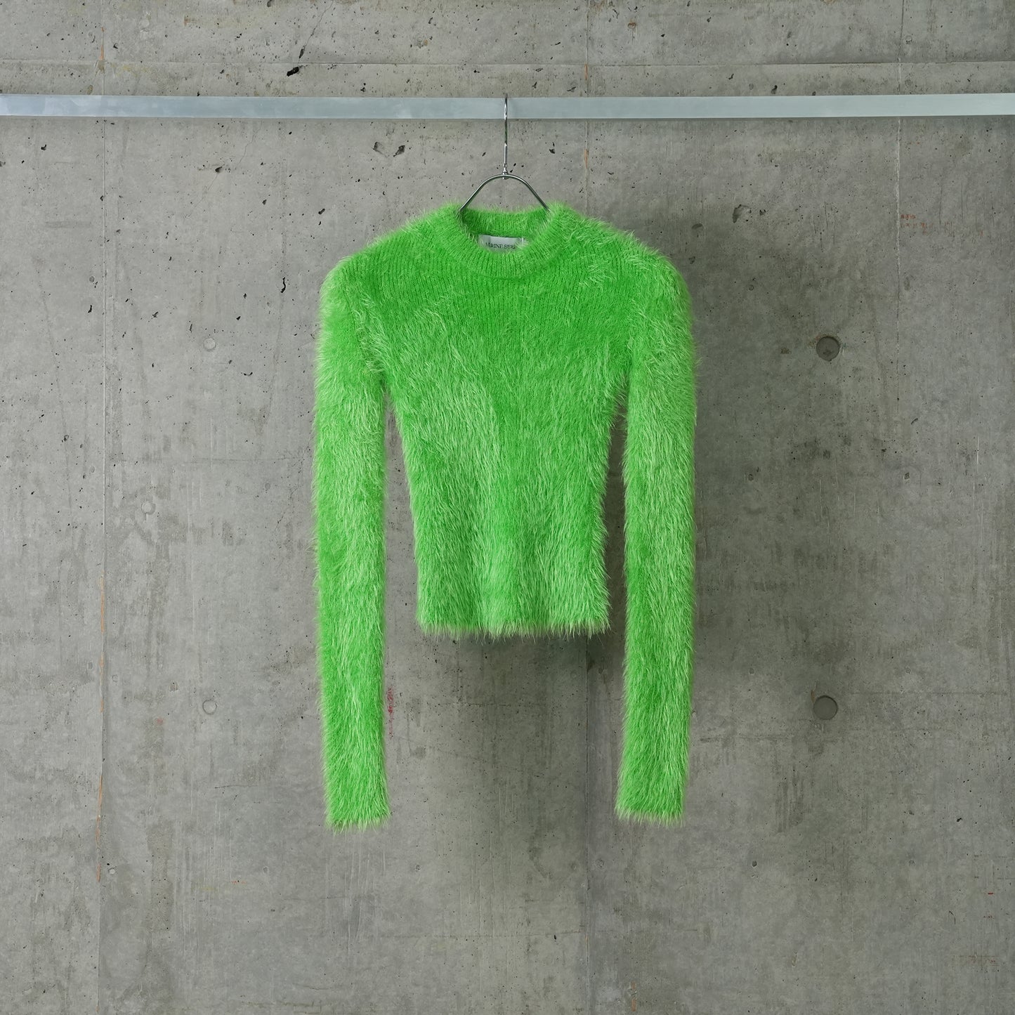 WILD PUFFY KNIT FITTED SWEATER / GN45:BRIGHT