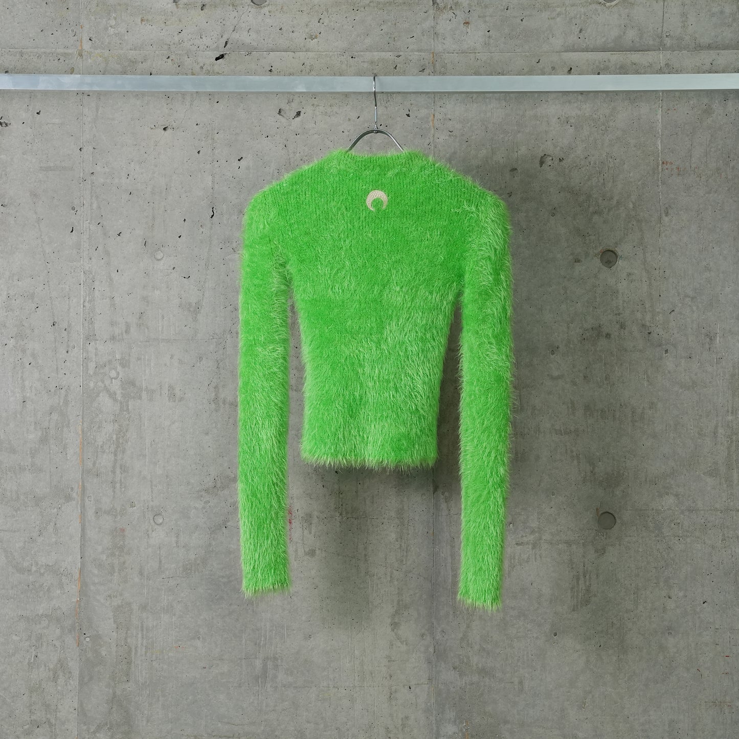 WILD PUFFY KNIT FITTED SWEATER / GN45:BRIGHT