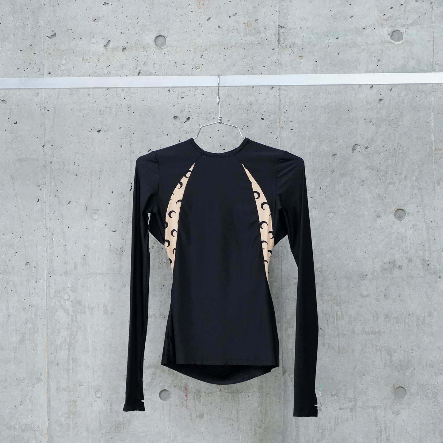 DRAPED JERSEY TIED BACK TOP / BK99:BLACK