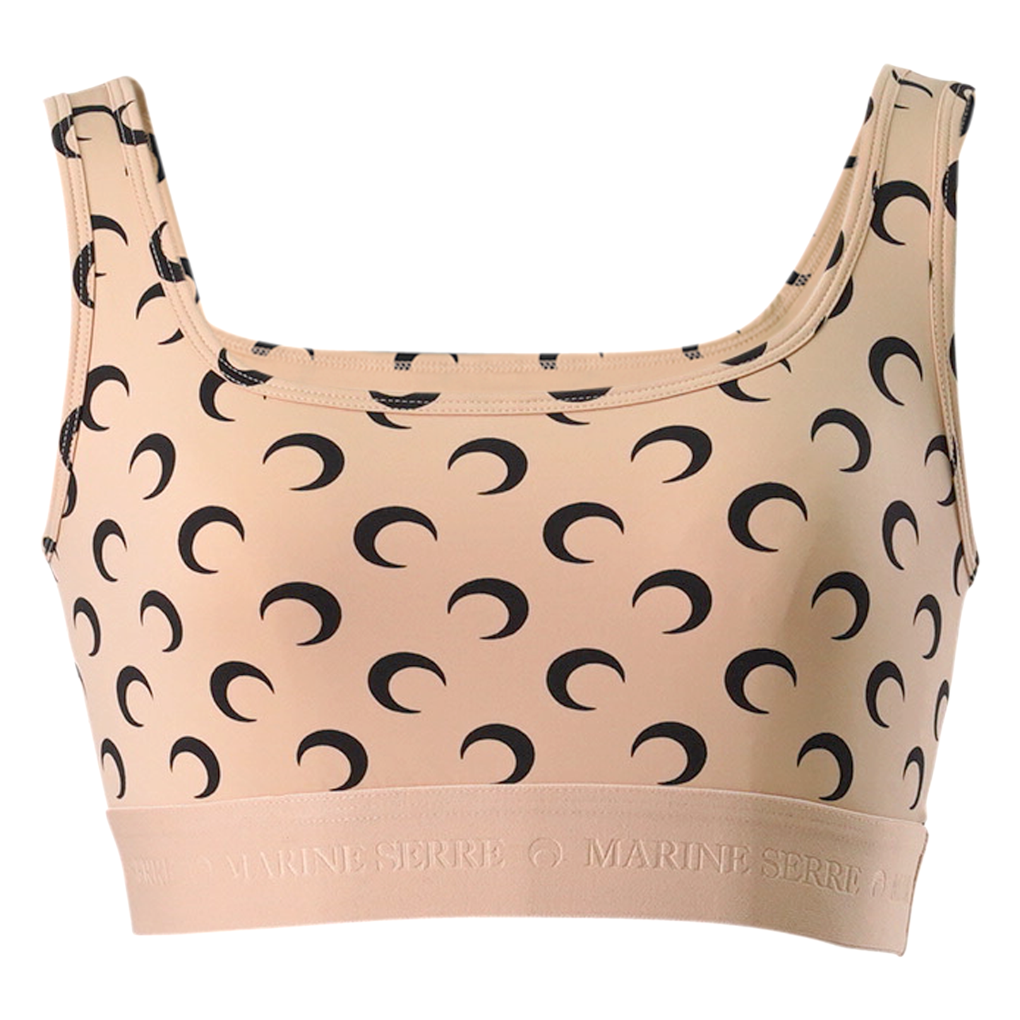 MOON PRINTED JERSEY SPORT BRA / TA10:TAN