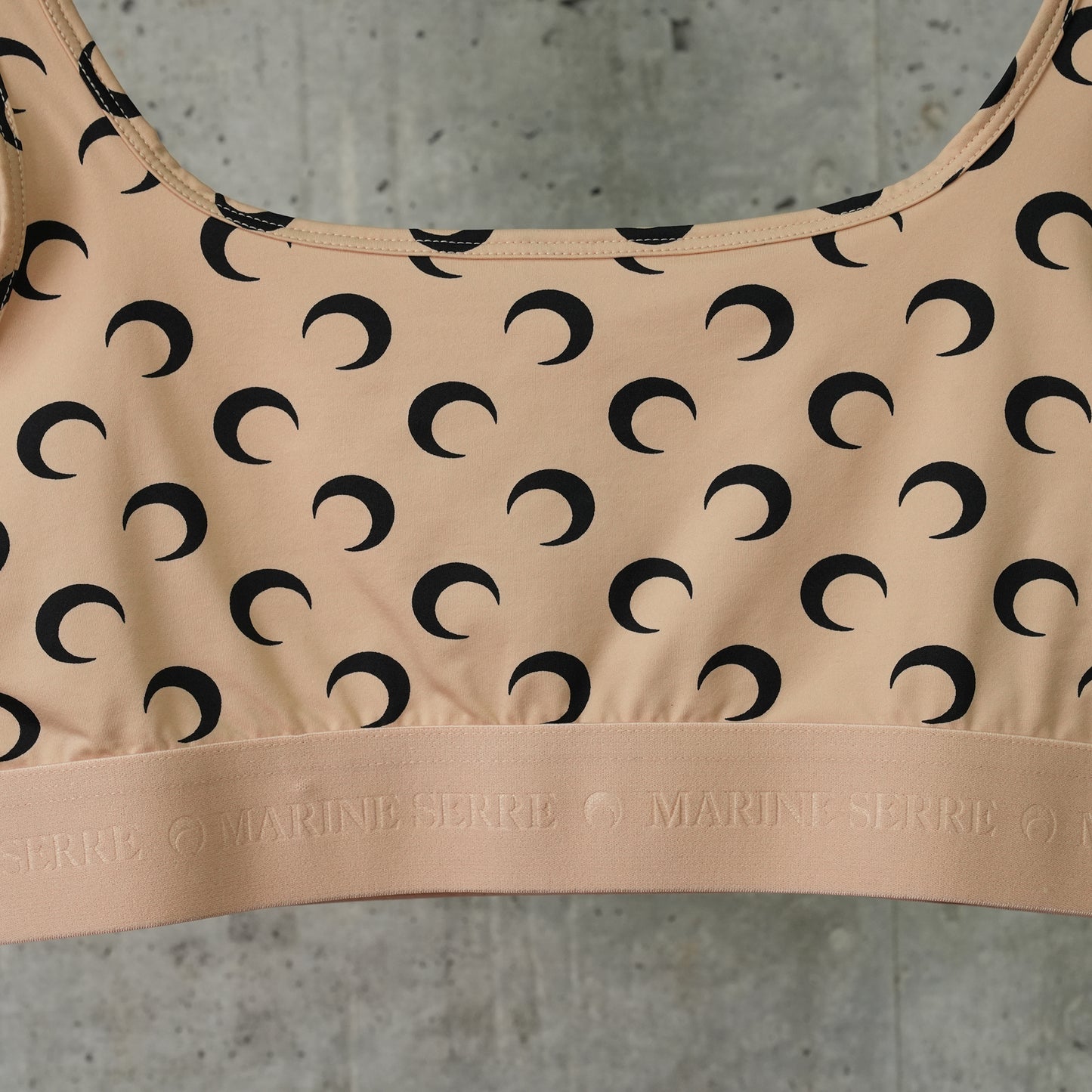 MOON PRINTED JERSEY SPORT BRA / TA10:TAN