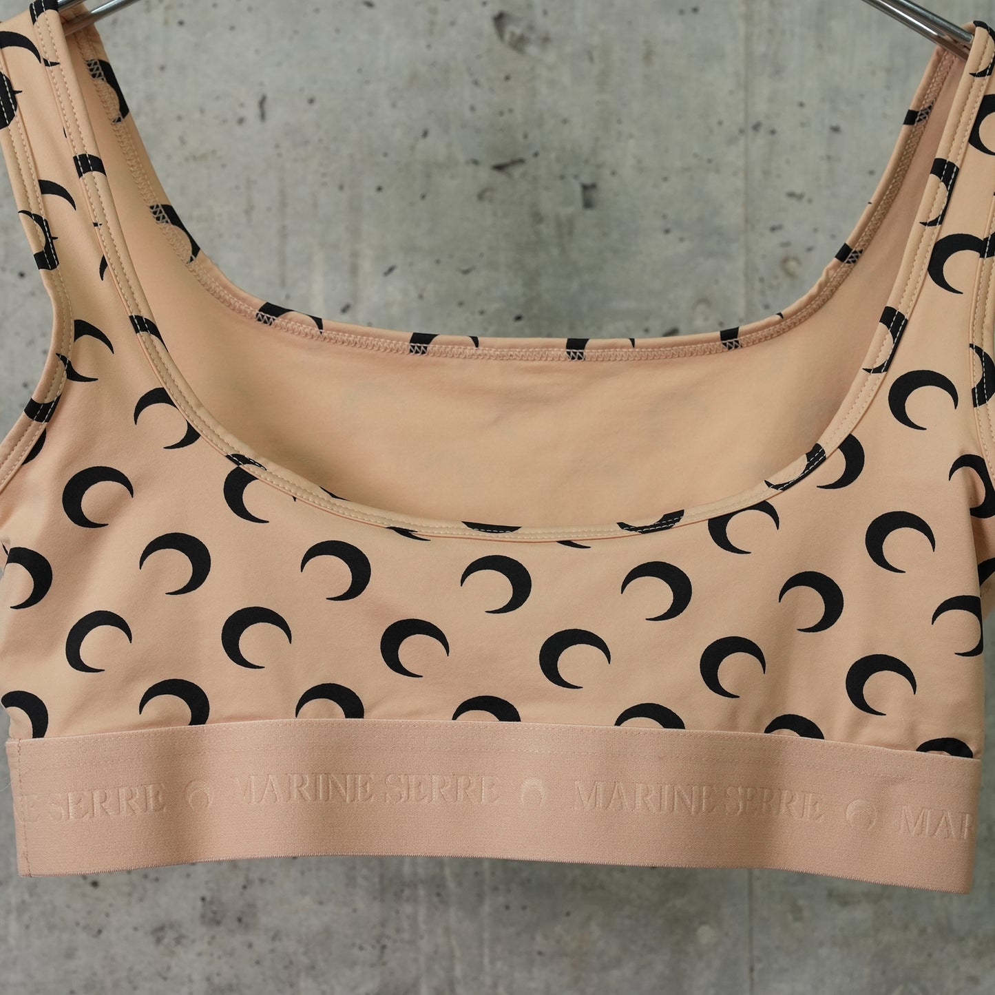 MOON PRINTED JERSEY SPORT BRA / TA10:TAN