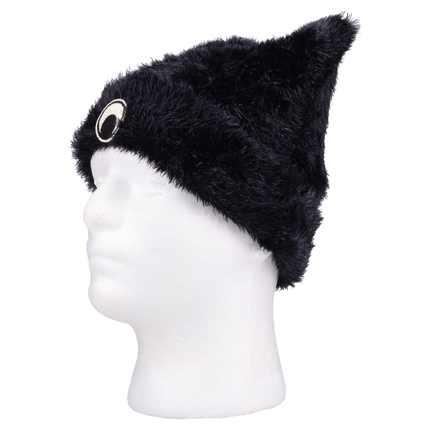 WILD FLUFFY KNIT KAWAII BEANIE / BK99:BLACK