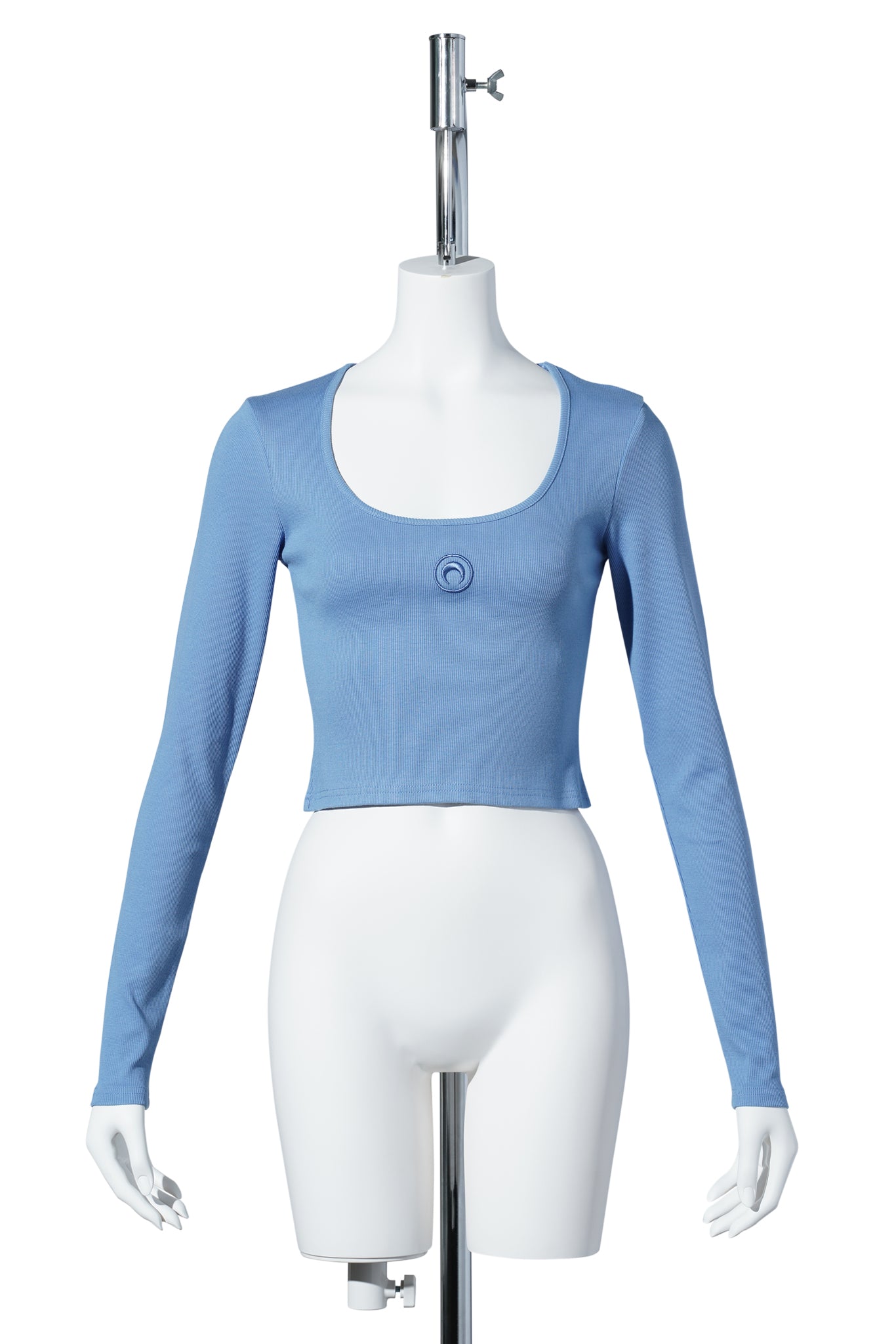 MOON LOGO JERSEY LS ROUNDNECK TOP / BB01:BLUE BONNET