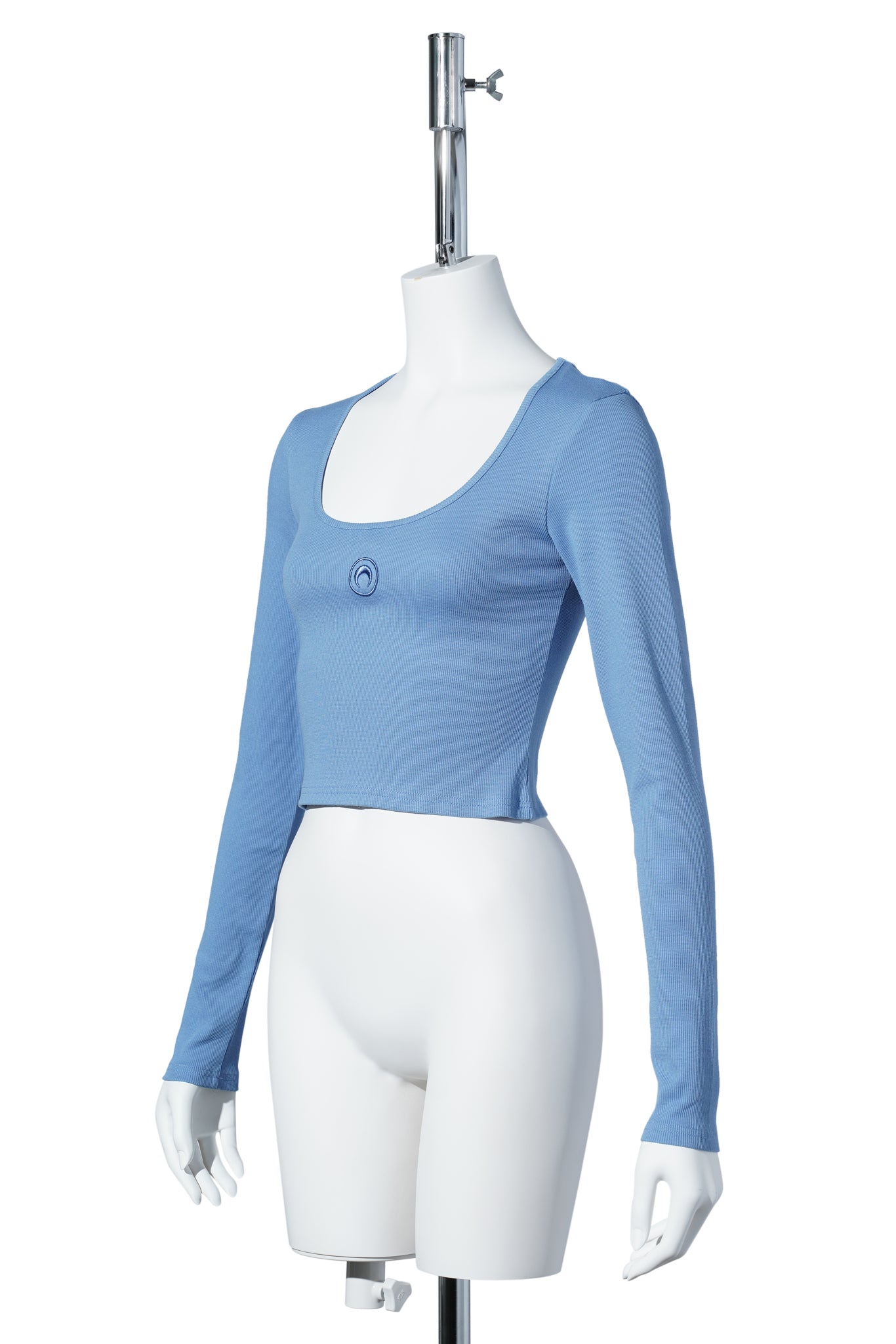 MOON LOGO JERSEY LS ROUNDNECK TOP / BB01:BLUE BONNET