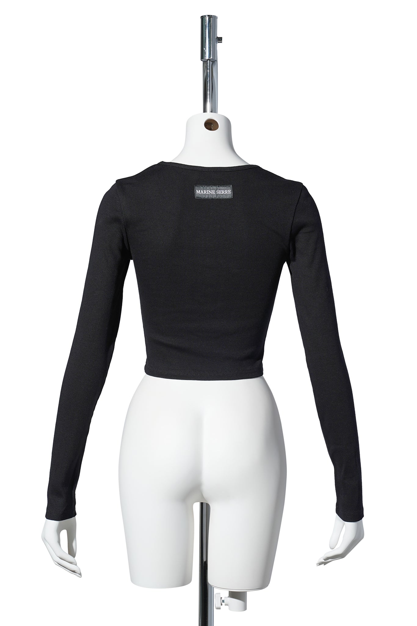 MOON LOGO JERSEY LS ROUNDNECK TOP / BK99:BLACK