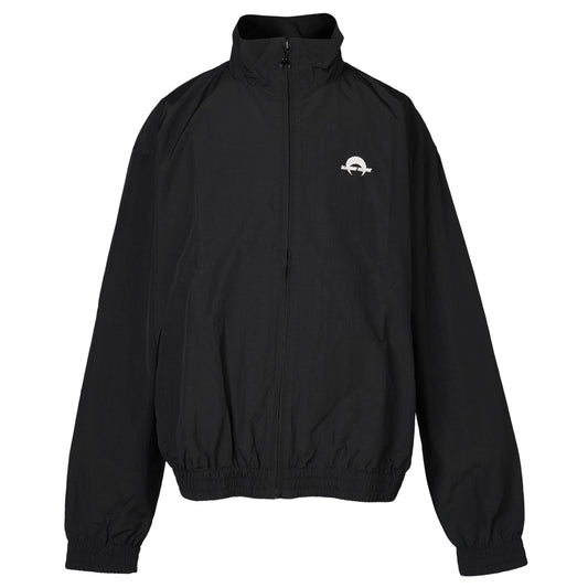 RECYCLED NYLON TRACK JACKET / BK99:BLACK