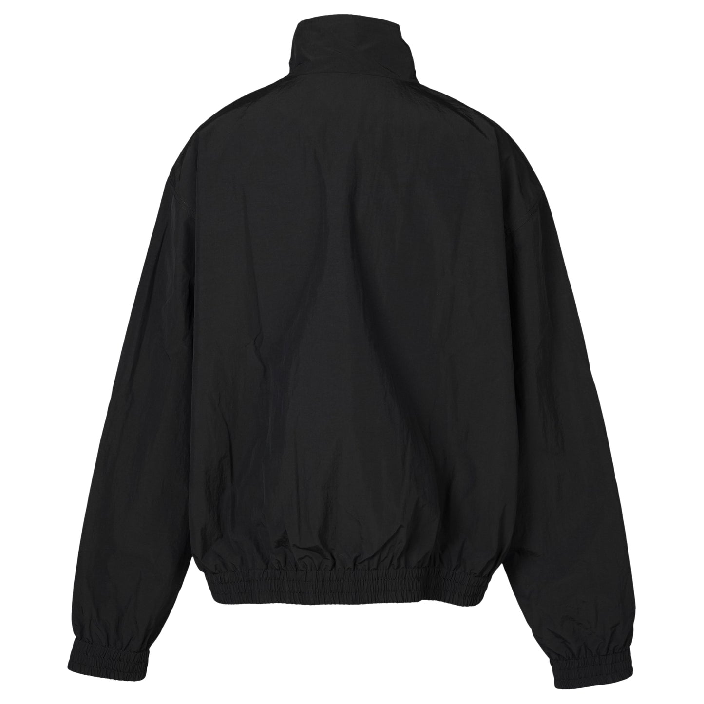 RECYCLED NYLON TRACK JACKET / BK99:BLACK