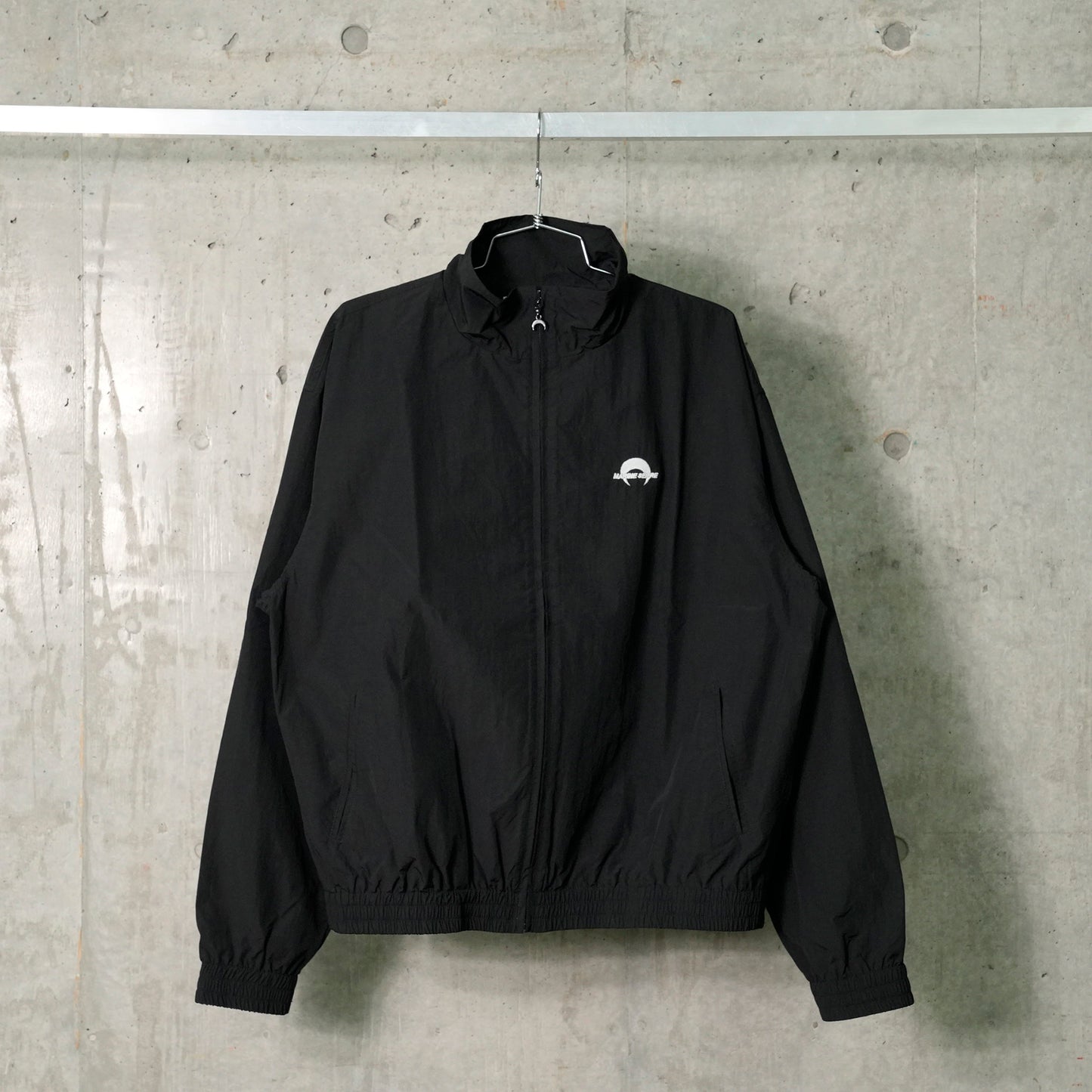 RECYCLED NYLON TRACK JACKET / BK99:BLACK